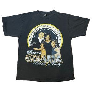 Vintage Rare Barack Obama 2008 Y2K President USA Shirt Rap